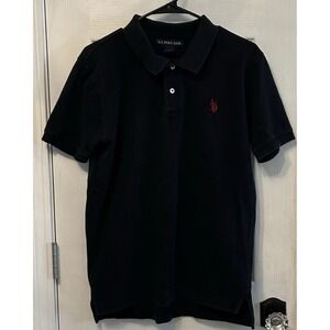 U.S. Polo Assn. Men's Size M Short Sleeve Interlock  Polo Shirt